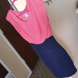 Pink and Blue Dress 👗